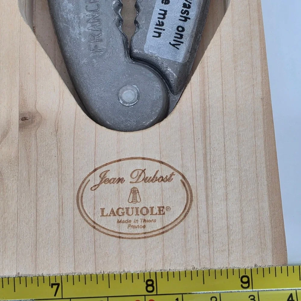 Jean Dubost Laguiole France 6pc Seafood Lobster Crab Tool Set Wood Box